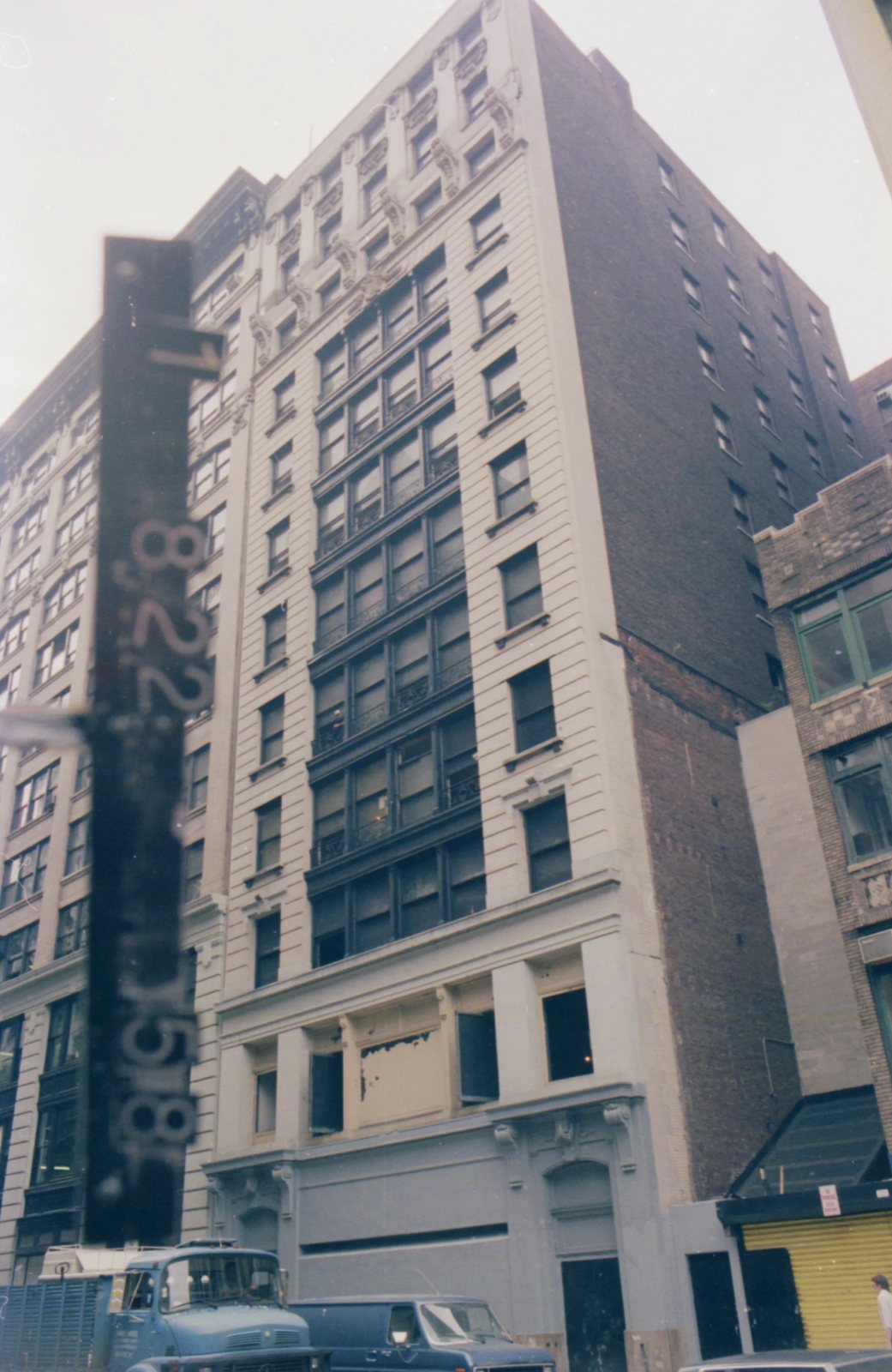 Danceteria exterior at 30 West 21st Street, circa 1985