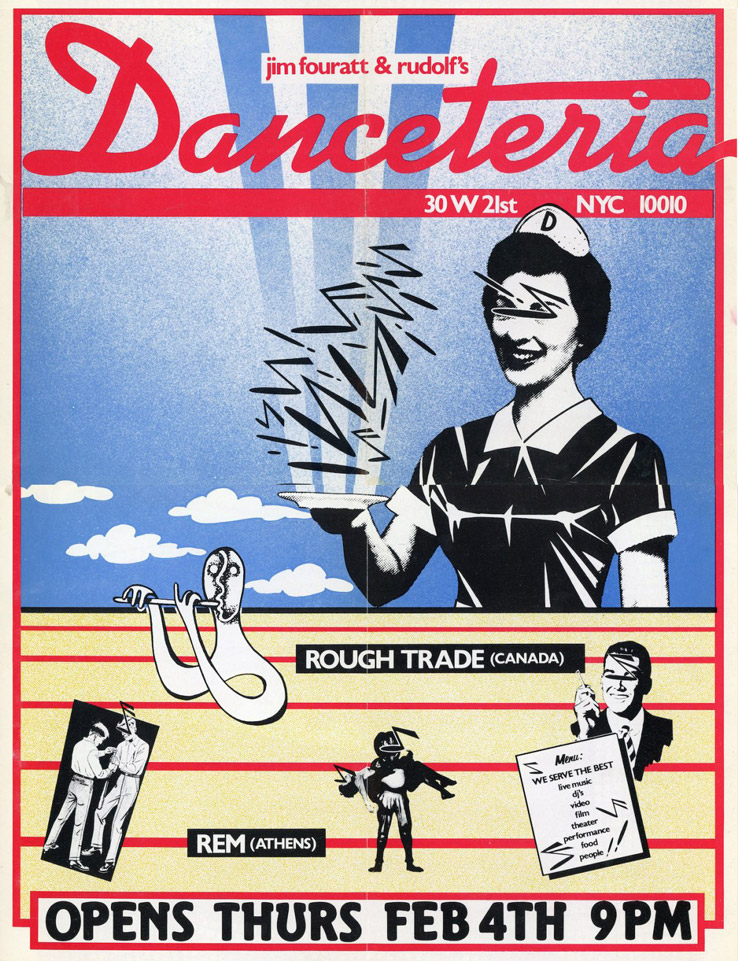 Danceteria flyer: Rough Trade, February 4, 1982