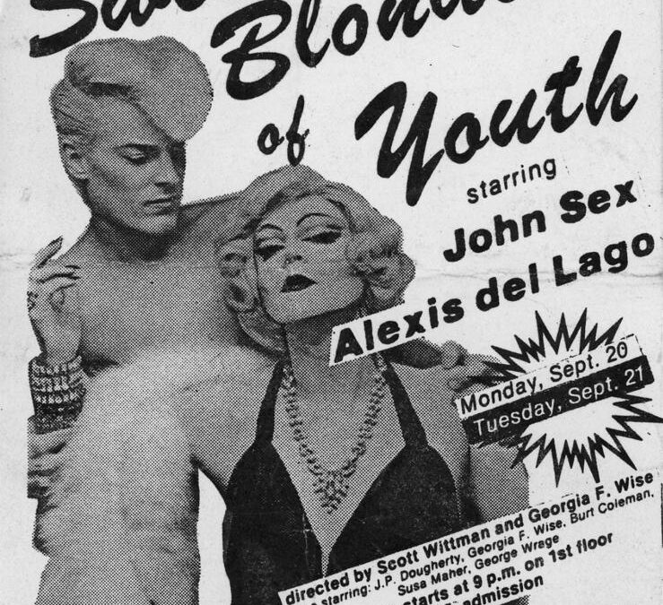 Danceteria flyer: Blondes, September 20, 1982
