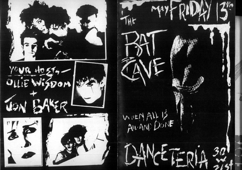 Danceteria flyer: Bat Cave, May 13, 1983
