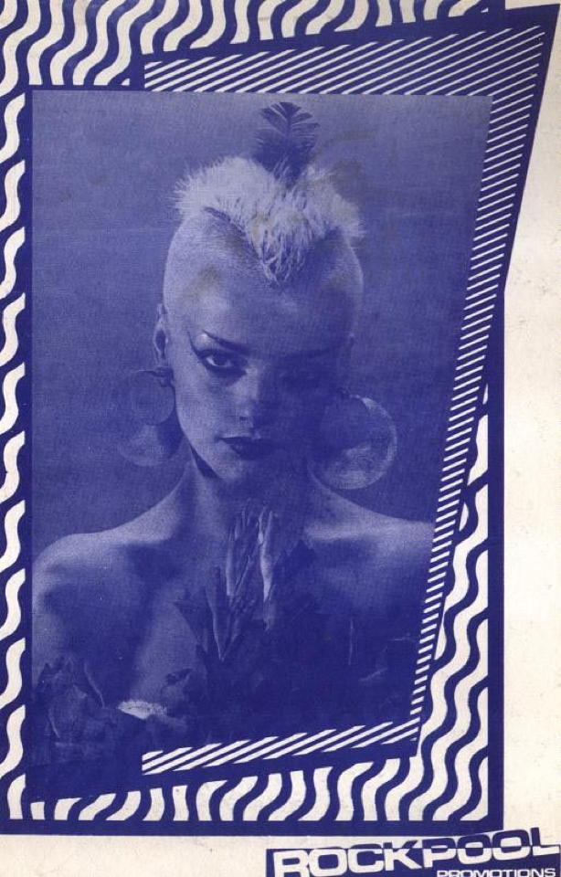 Danceteria flyer: Nina Hagen, February 6, 1984
