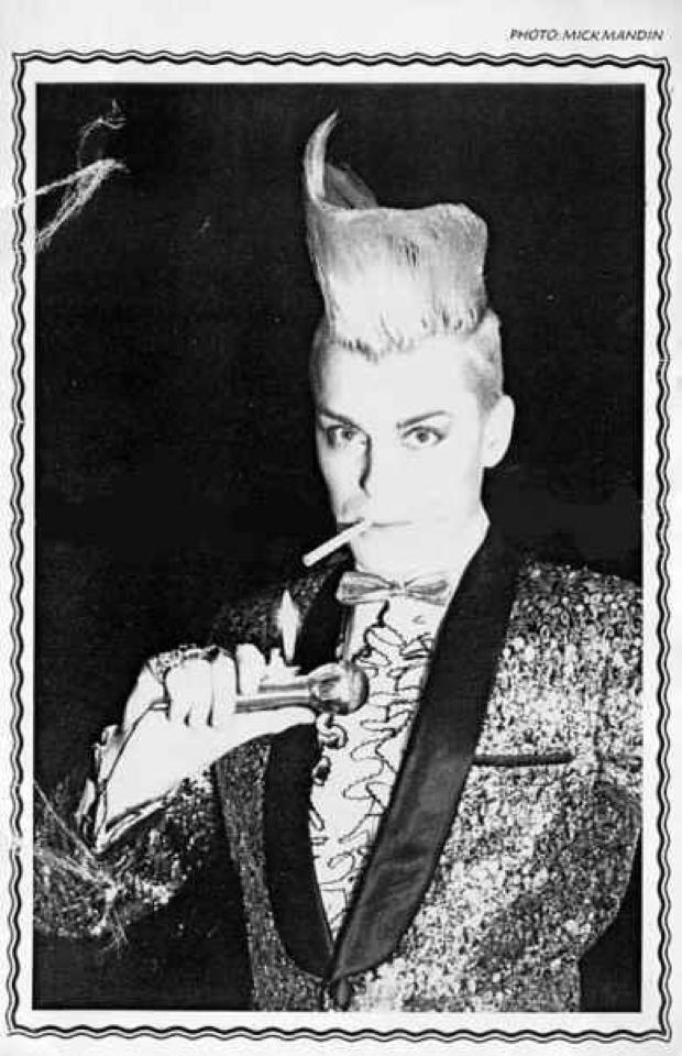 Danceteria flyer: John Sex, September 15, 1984