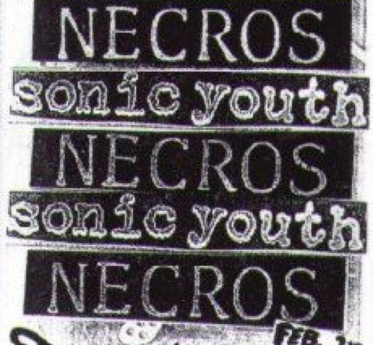 Danceteria flyer: Sonic Youth, February 1, 1985