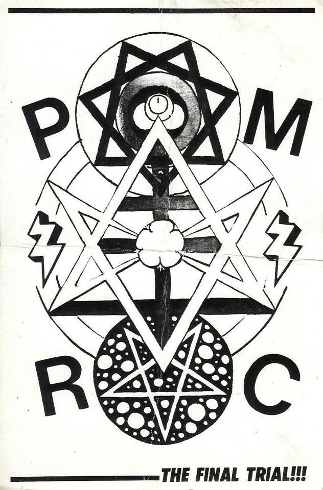 Danceteria flyer: PMRC, April 3, 1986