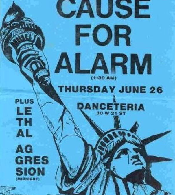 Danceteria flyer: CFA, June 26, 1986